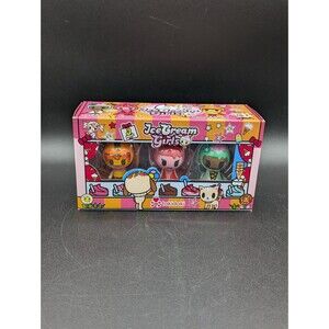 Tokidoki Ice Cream Girls 3-Pack Vinyl Collectible Art New in Box